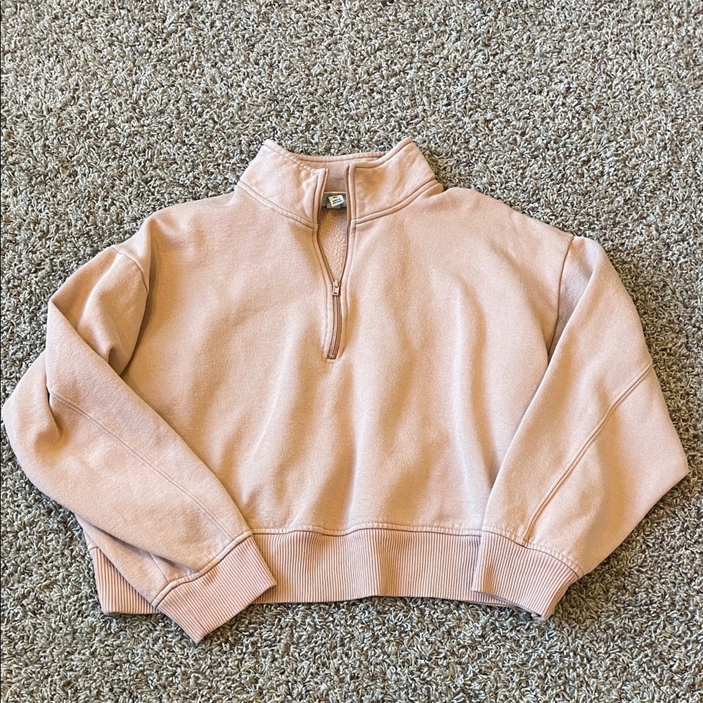 a new day Women's Blush Half-Zip Sweatshirt